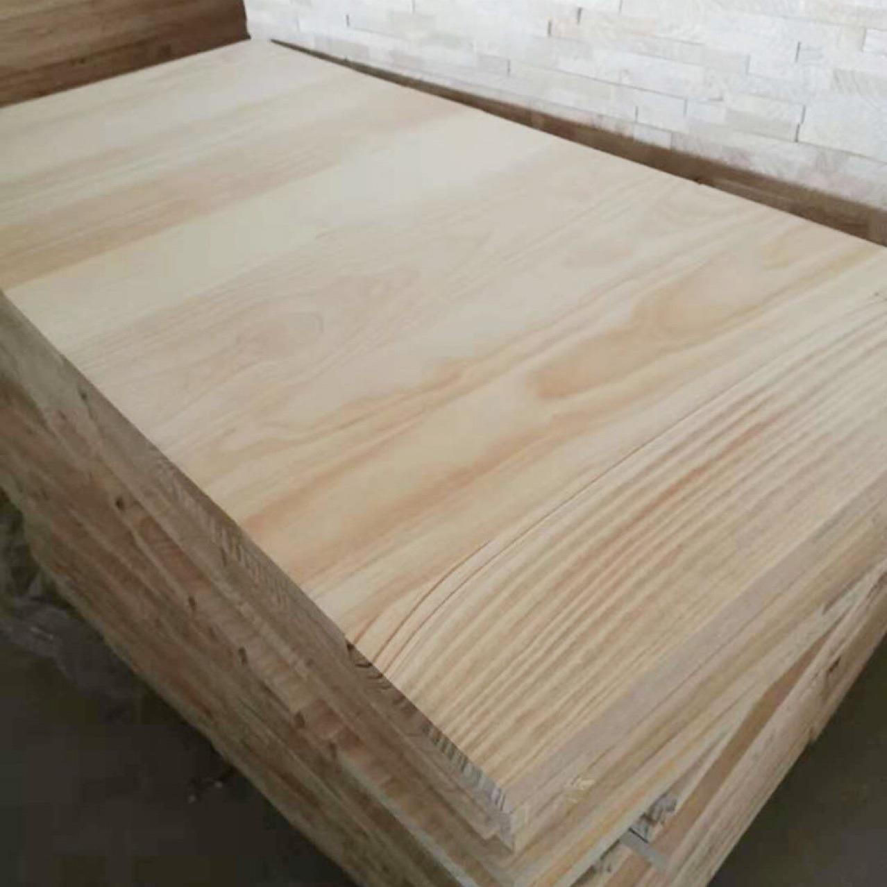 樟子松木板材樟子松直拼板木条diy隔板一字板装修材料