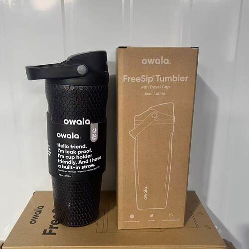 owaLa车载不锈钢吸管杯30oz