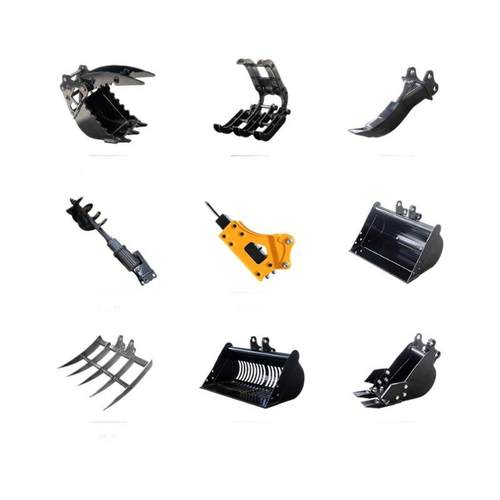 现货挖掘机辅具 200mm挖斗/破碎锤/螺旋转/快换 挖掘机厂家