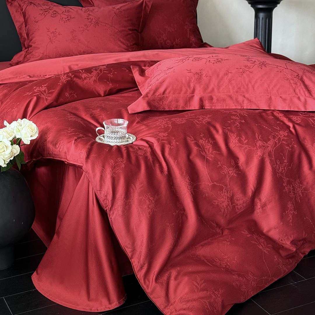 长绒棉贡缎提花四件套典雅中式花鸟被套纯棉结婚婚房四季床品,电子元器件市场,其它元器件,淘宝优惠券,粉丝福利购,淘宝优惠卷