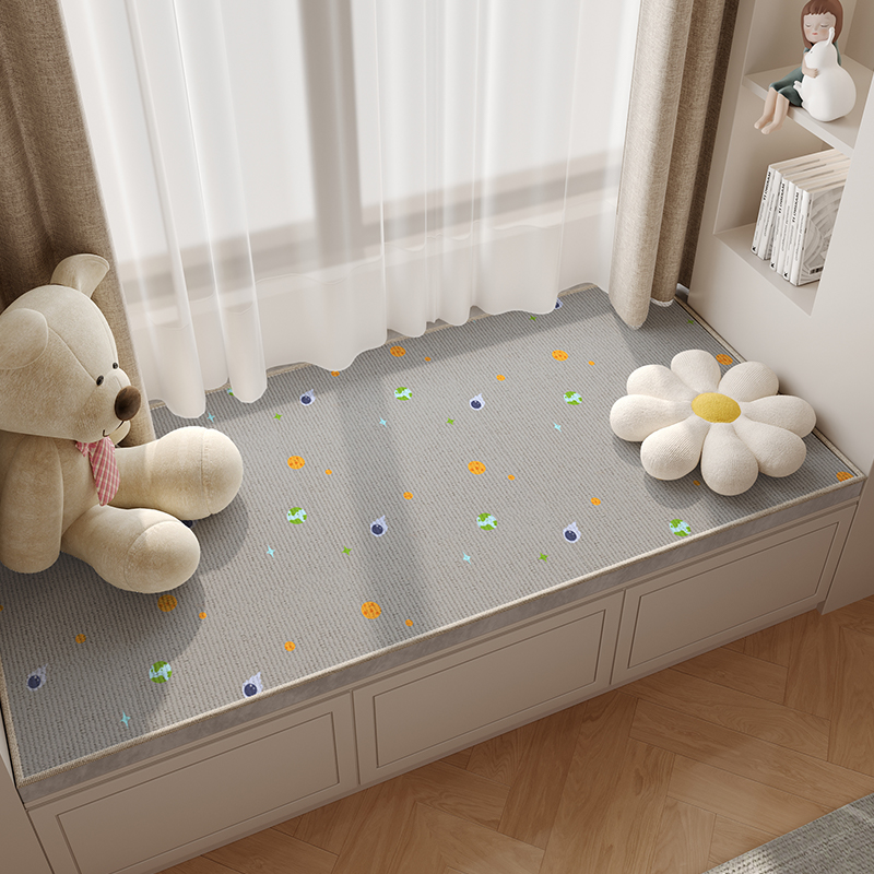 飘窗垫窗台垫子202o3新款四季通用主卧室阳台榻榻米防滑可裁剪坐