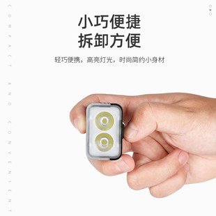 防雨 山地自行车灯高亮前灯警示尾灯夜骑强光手电筒USB充电灯套装