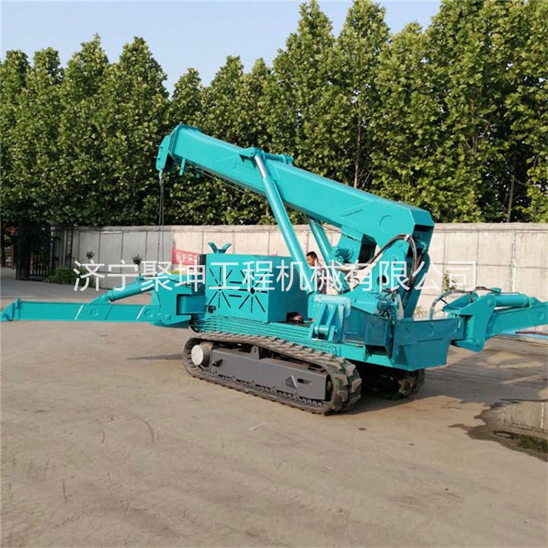 履带蜘蛛吊起重吊机小型吨5吨8吨移动小吊车自行V走液压伸缩吊臂