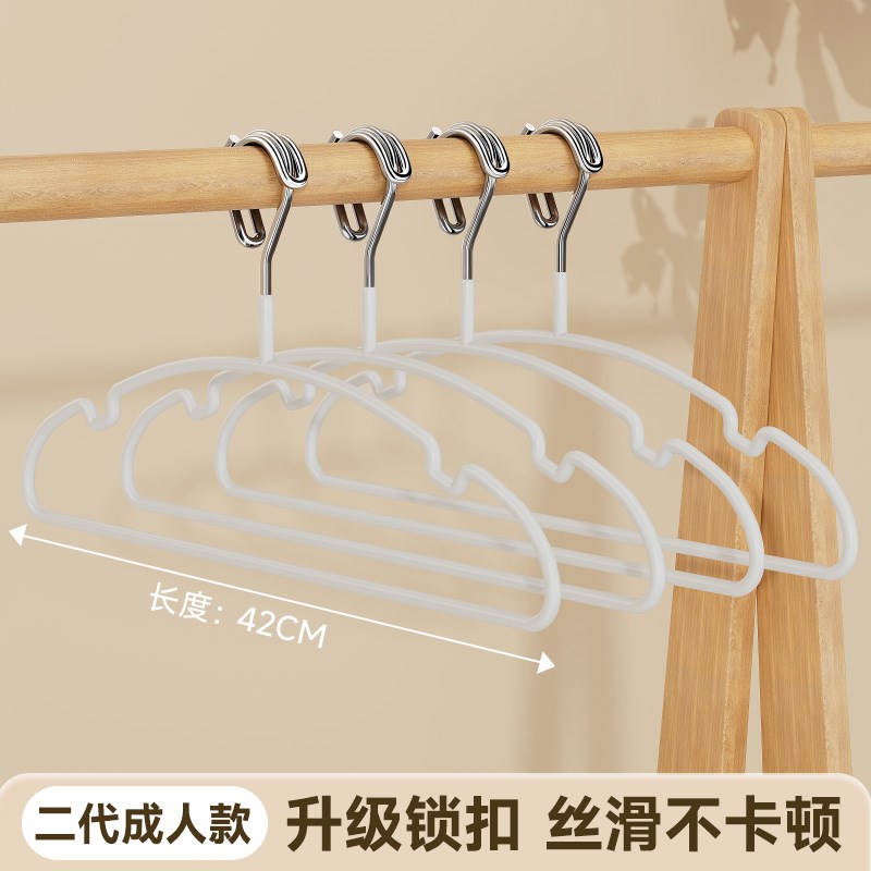 防风衣架自动卡扣防掉落户外家用阳E台晾晒高空衣架专用加粗铁架