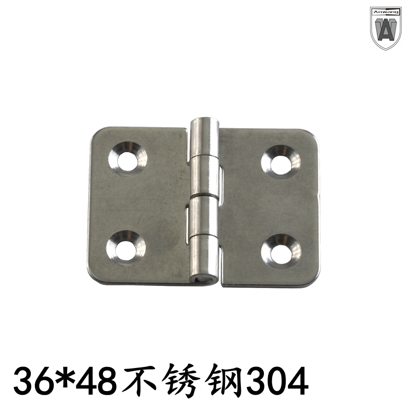 不锈钢304铰链电柜门工业配电箱通讯柜折页烘烤箱门加厚合页36*48