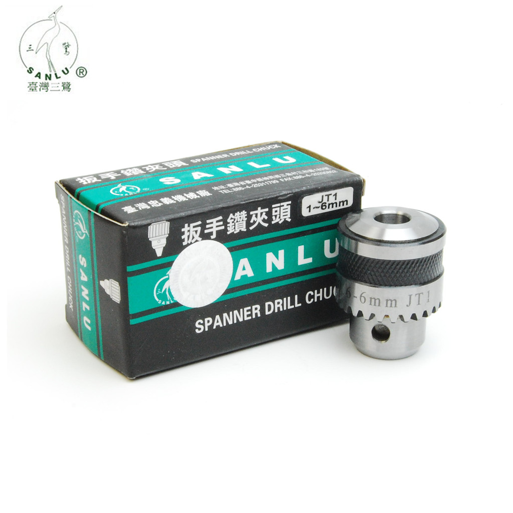 正品台湾三鹭品牌扳手钻夹头0.6-6mmB10 JT1品质非凡高精度
