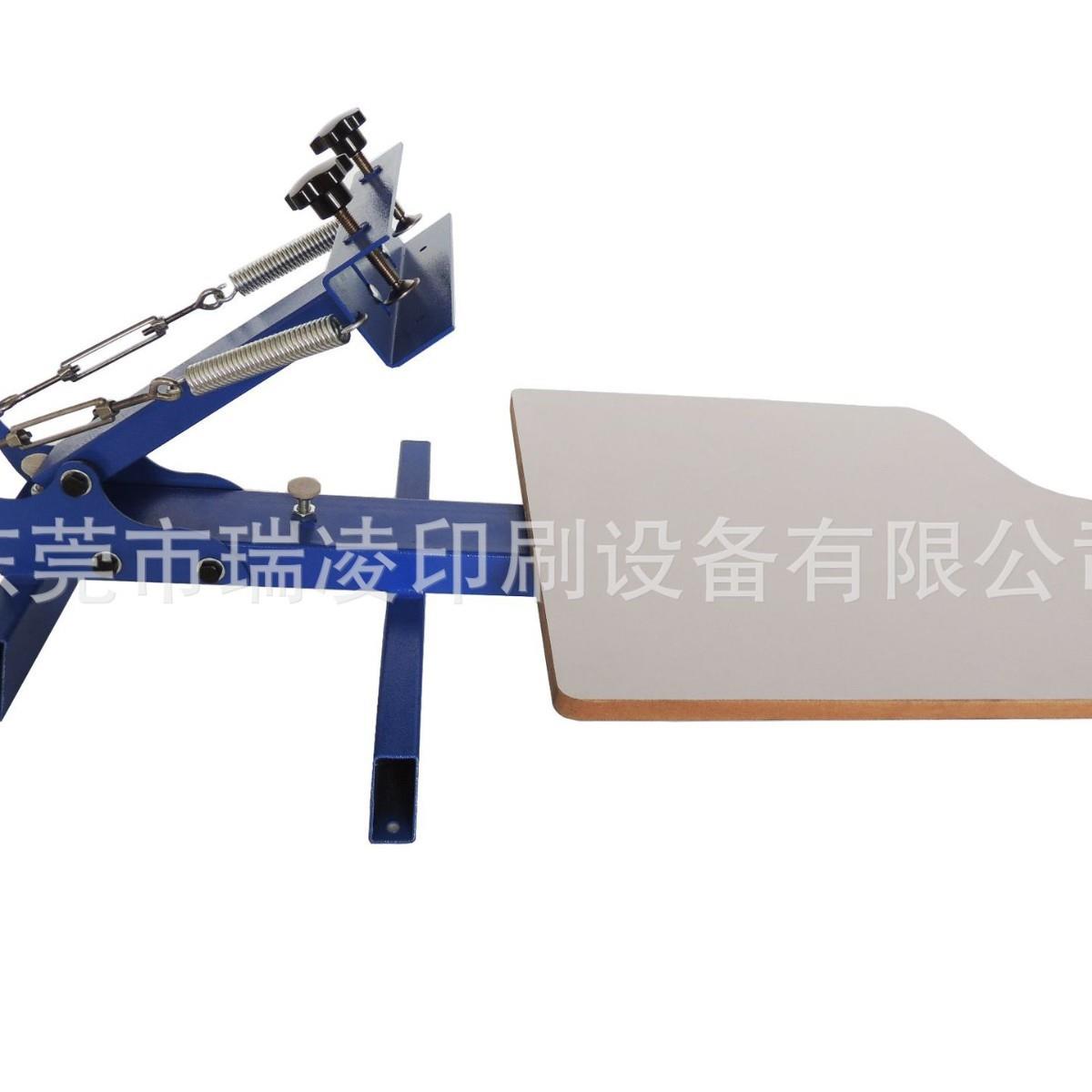 工厂直销简易单色单工位丝印机无纺布印花机手动t恤丝网印刷机