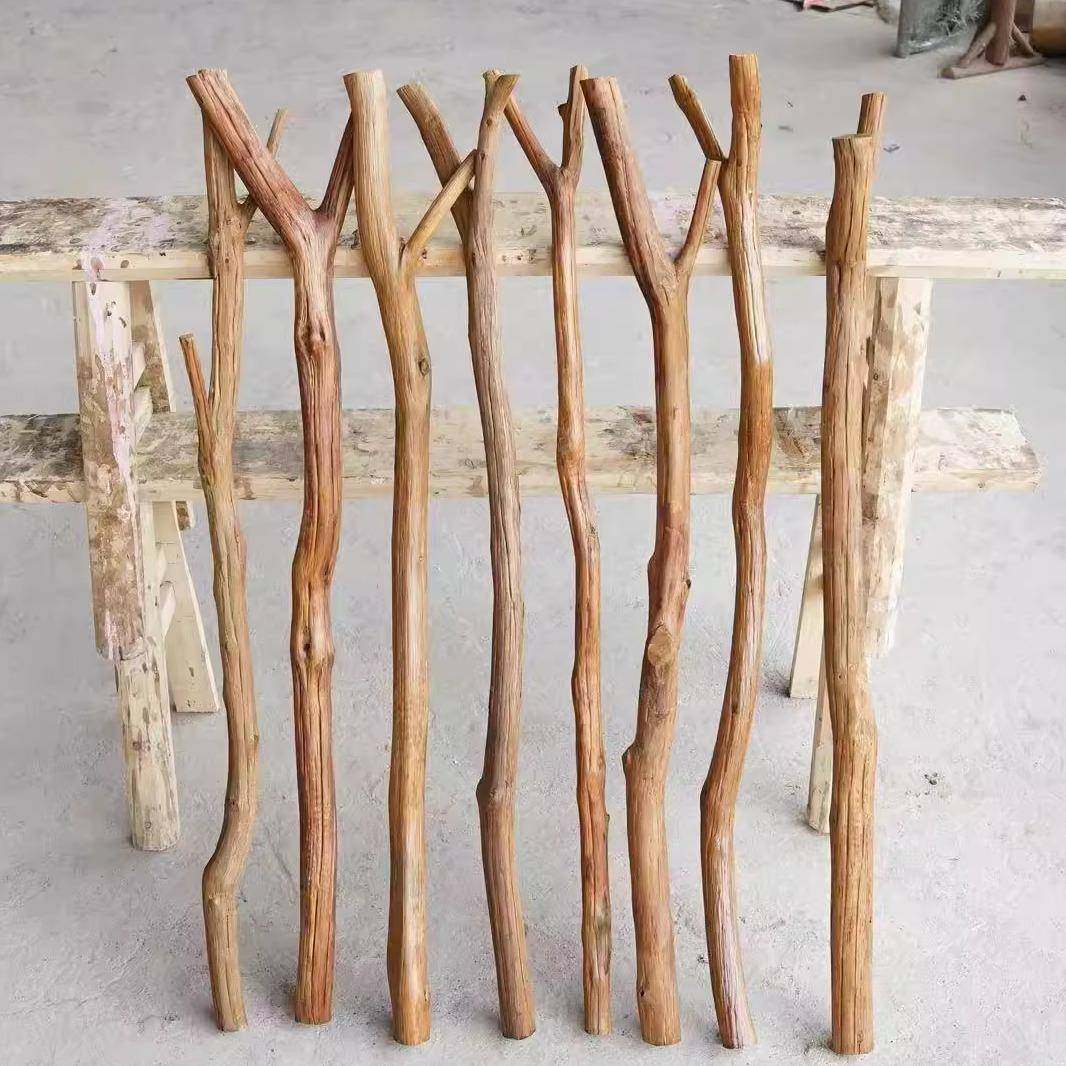 覆古枯树树枝装饰隔断 手工diy材料酒店幼儿园木棍挂饰服装展示架