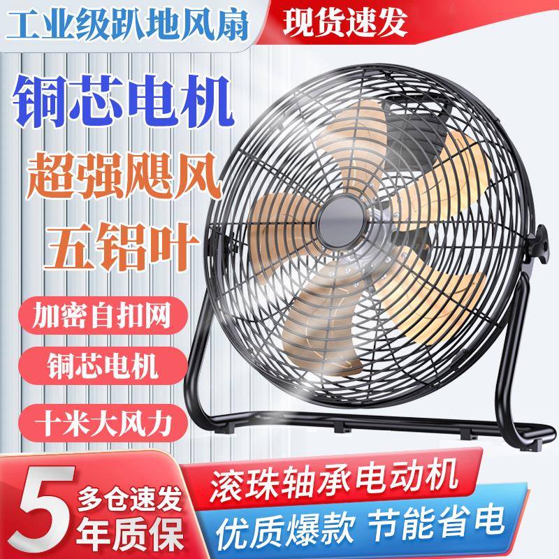 电风扇强力电扇工业风扇大功率落地扇家用台扇工厂坐地台式趴地扇