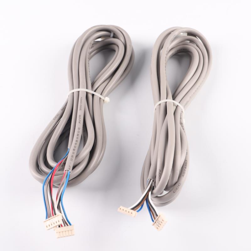 通力电梯外呼按钮6芯连接线 井道电缆线显示板5芯线材