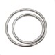 304不锈钢无痕圆环圆圈O型环吊环实心无缝钢环吊床瑜伽连接环钢圈