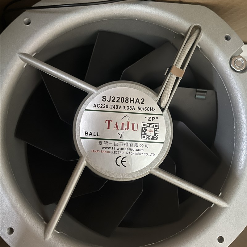 三巨全新220V轴流风机SJ2208HA2机柜电柜散热风扇22580工业风机