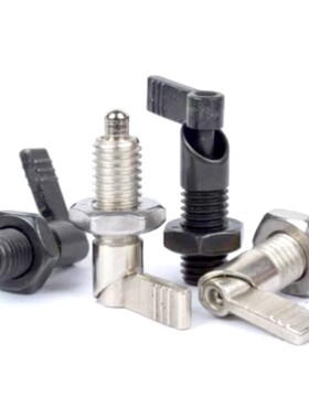 PMXRB10 PMXRM12旋钮柱塞粗牙把手型固定插销L型分度销弹簧定位销