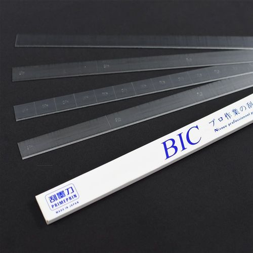 移印刀片移印机刀片油墨刮刀刮墨刀BIC四段进口刮刀十八格刀片