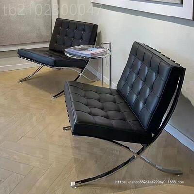 单人简躺沙MKV发师椅椅单人意式客厅设计轻奢极懒人休闲椅子阳台