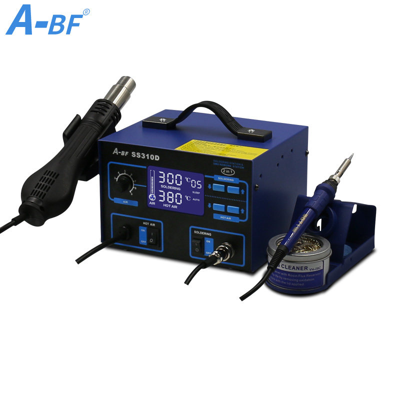 A-BF/不凡SS310D液晶大屏双显拆焊台 防静电多功能三合一热风枪