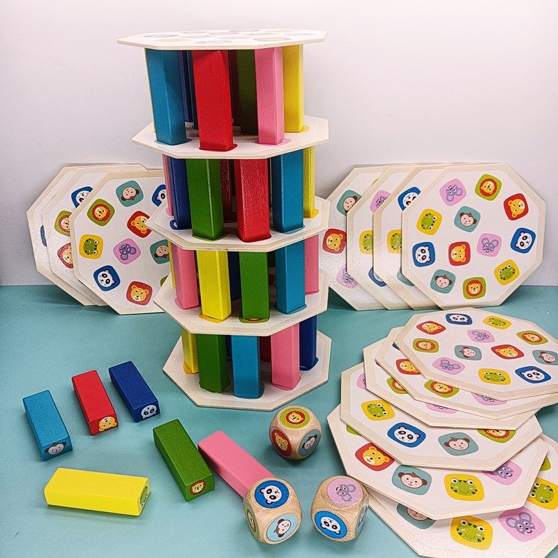儿童叠叠高积木叠叠乐幼儿园小班大班建构区域材料大班益智区玩具,金属材料及制品,金属罐/桶/瓶,淘宝优惠券,粉丝福利购,淘宝优惠卷