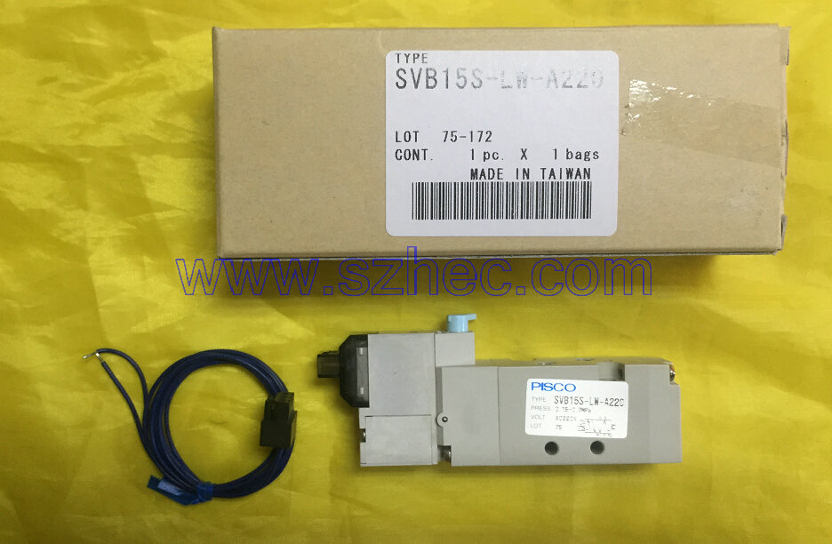 日本PISCO电磁阀 SVB15S-LW-A220