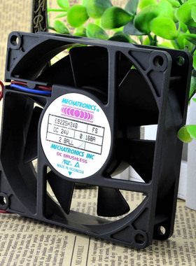 南韩 9025  9CM E9225h24B 24V 0.240A 双滚珠 打印机 散热风扇