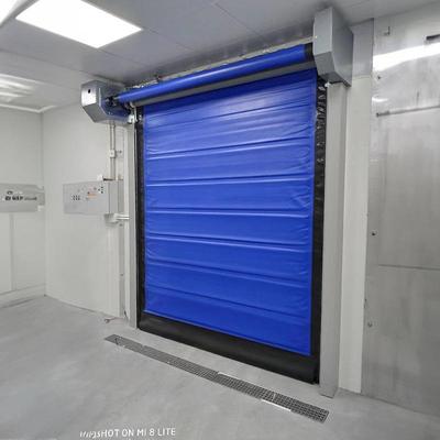 冷库拉链门保温食品车间保鲜库冷库门防撞自动修复PVC快速拉链门