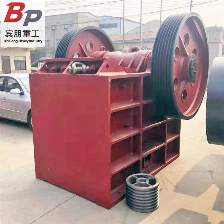 沥青路面颚式破碎机工程矿料河卵石粗破碎砂石料啤酒瓶颚破机
