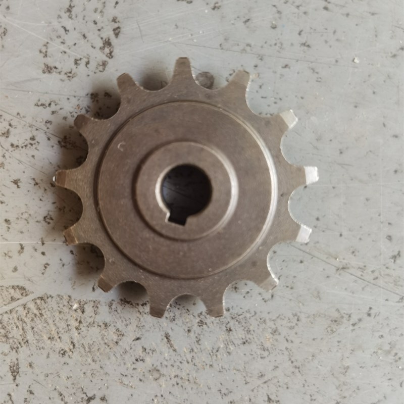 410自行车13齿齿轮自行车链轮1/4吋套筒扳手24V2S50w减速电机齿轮