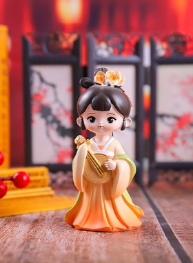 国潮风系列古韵十大美女小w摆件树脂工艺品精致小礼品生日礼物