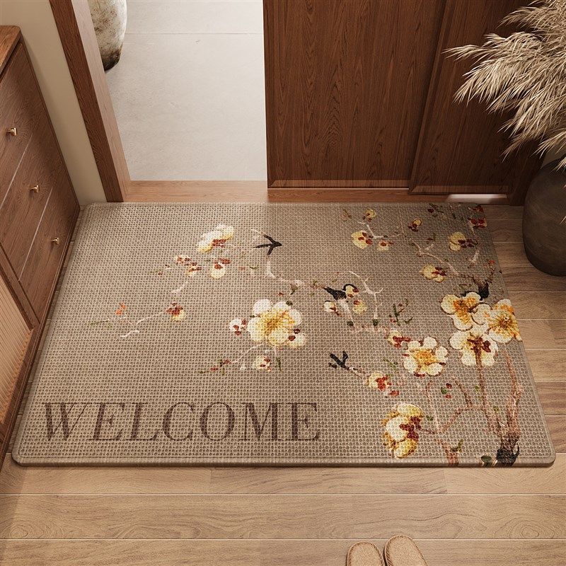 入户门地垫2025新款编织亚麻玄关大门口进门脚垫防滑除尘吸水地毯,居家布艺,入户地垫,淘宝优惠券,粉丝福利购,淘宝优惠卷