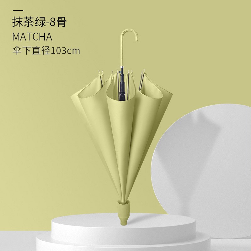 防水套雨伞定制可印logo弯钩自动16骨加K固直杆长柄广告伞订制图