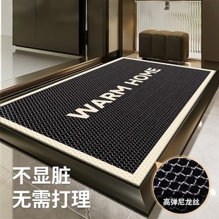 绿色入户门地垫家用大门口弹力门垫防滑脚垫室外进门地毯门外垫子