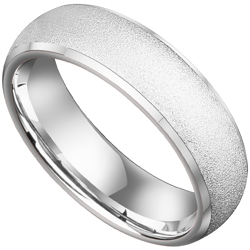 磨砂素圈戒指男士钨m金古法金色潮简约银色钨钢食指单身指环女尾