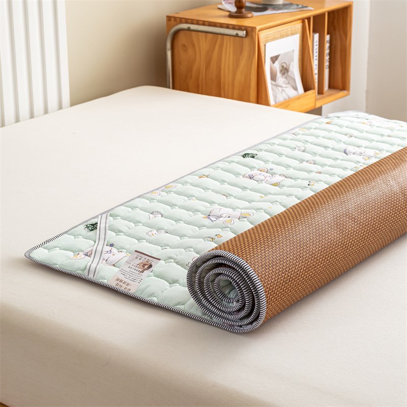 凉席冬夏两用床垫藤席学生宿舍席子上下铺双面凉席午睡Z打地铺睡