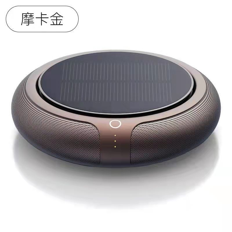 太阳能车载空气净化器车内除异味去味消除甲醛负离子车用