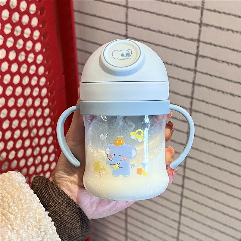 婴儿学饮杯小巧一岁宝宝喝水杯2025新款儿童吸管杯刻度重力球水瓶,餐饮具,吸管杯,淘宝优惠券,粉丝福利购,淘宝优惠卷