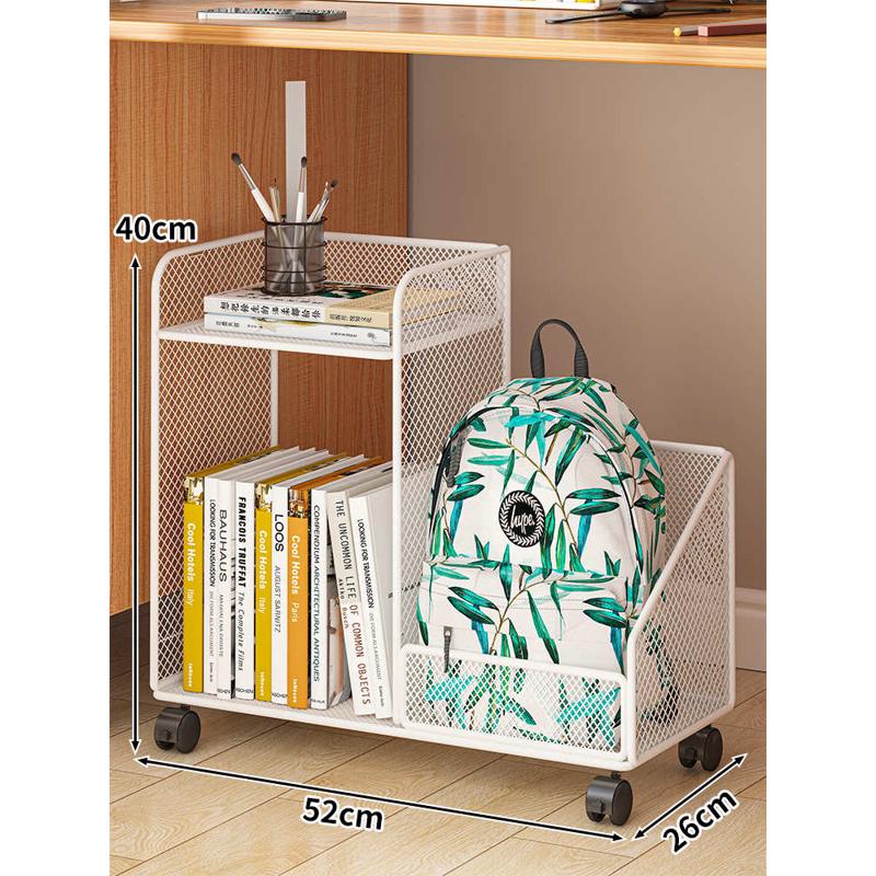 桌面置物架多层书桌收纳架子铁艺学生宿舍M桌上小书架办公桌分层