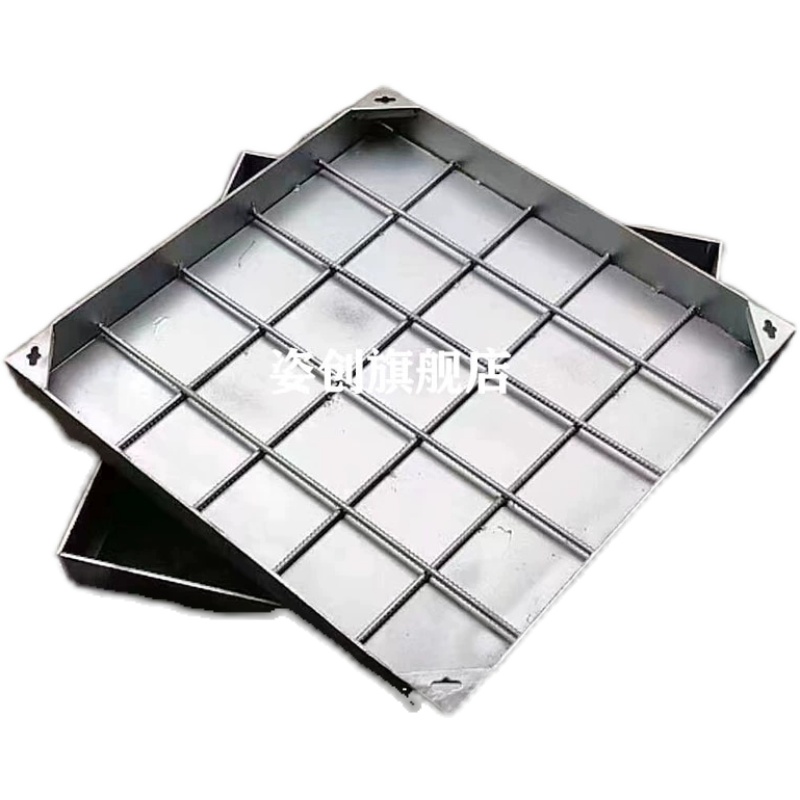 不锈钢板304地沟盖下水道网x隐形井盖方形地漏不锈钢盖板排水井盖