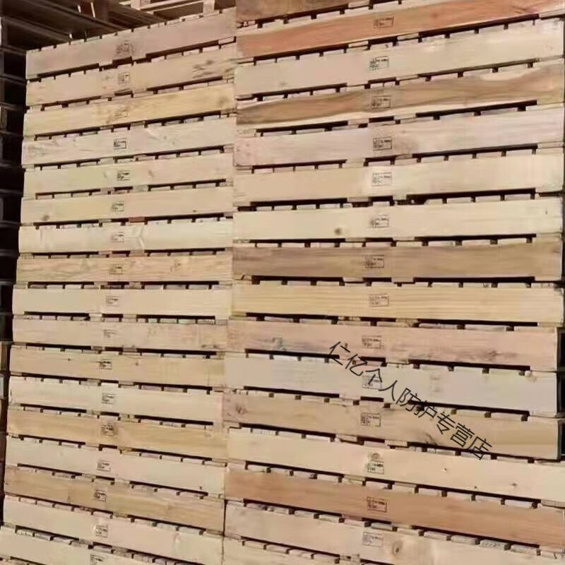 定制适用实木欧标叉车托盘仓库物流铲G板木头垫仓卡板胶合板出口