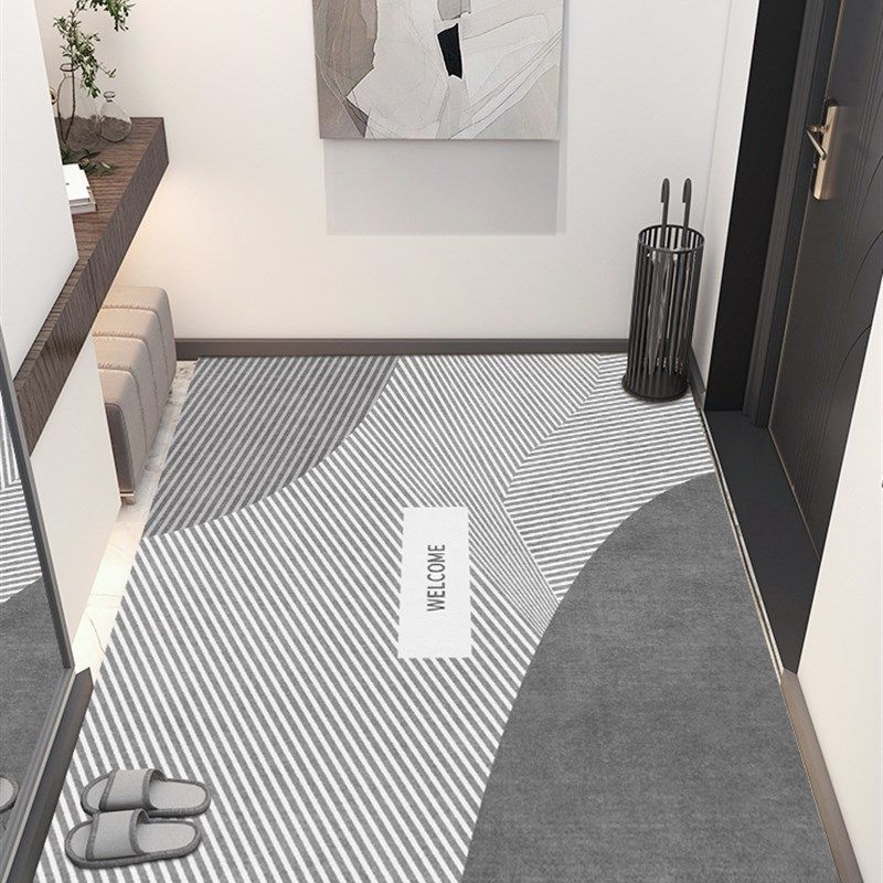 灰色高级轻奢地毯入户门地垫pvc可擦洗2022新款进门门口玄关脚垫,居家布艺,入户地垫,淘宝优惠券,粉丝福利购,淘宝优惠卷