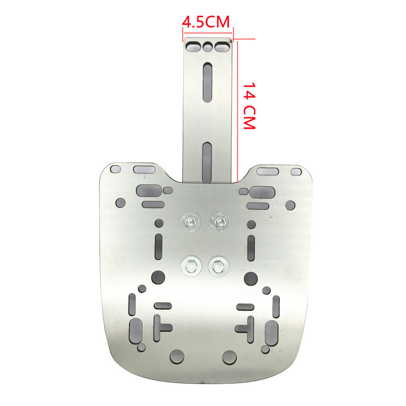 电动车尾箱改装支架增高后备箱防遮挡尾I灯z字折弯组合不锈钢压条