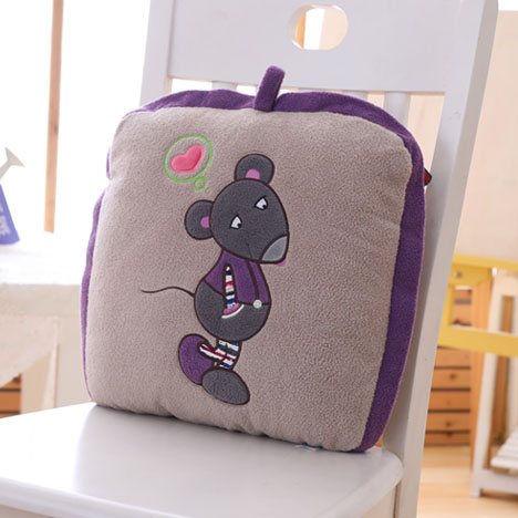 抱枕被子两用汽车靠枕被可爱w午睡枕头被二合一秋冬车载空调被靠