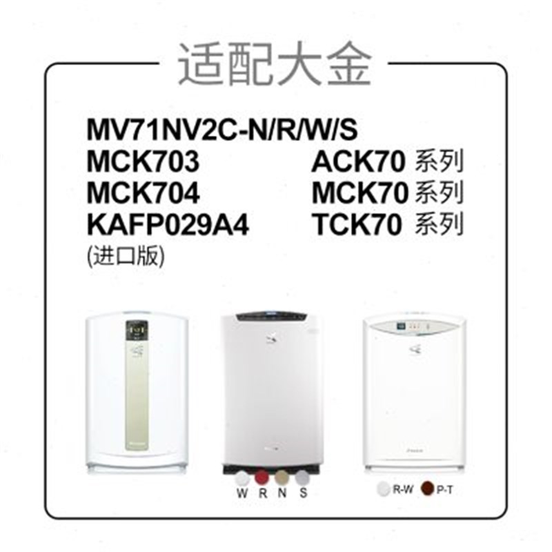 适配大金BAC047A4C滤芯KAFP029A4滤网MC71NV2C ACK/MCK/TCK70
