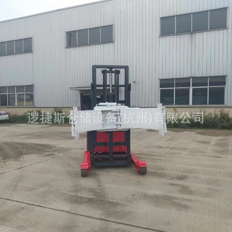 前移式无支腿全电动抱夹车1.5吨堆E高车升高堆垛机夹抱机 抱夹叉