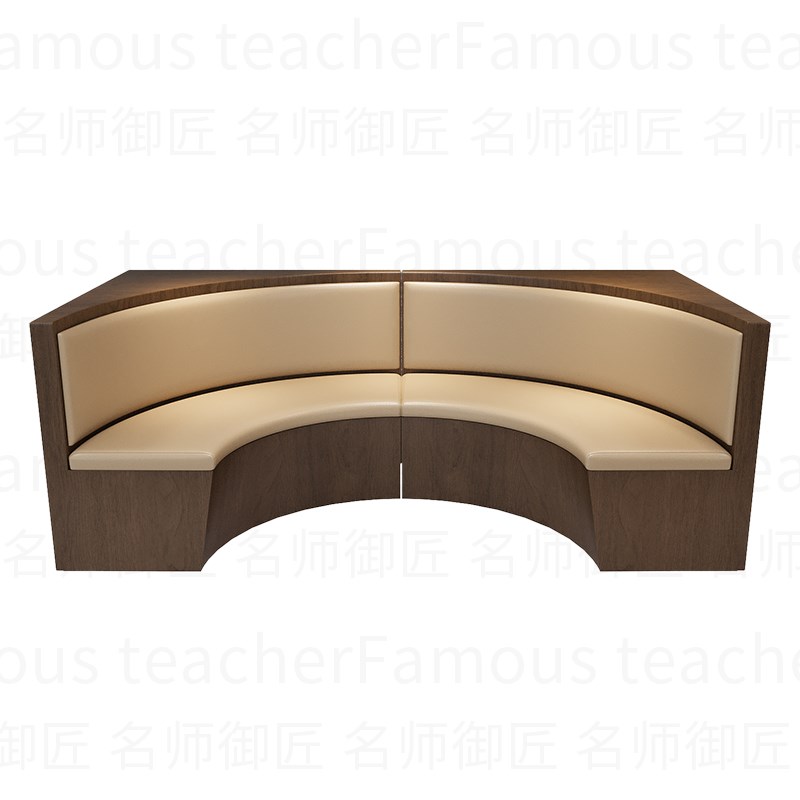 茶楼靠墙卡座沙发桌椅组合西餐厅饭店餐饮店家具火锅Y店餐桌商用