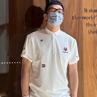 港风潮牌高级感虎头设计翻领体恤 夏季 超火爆款 精致刺绣polo衫 男装