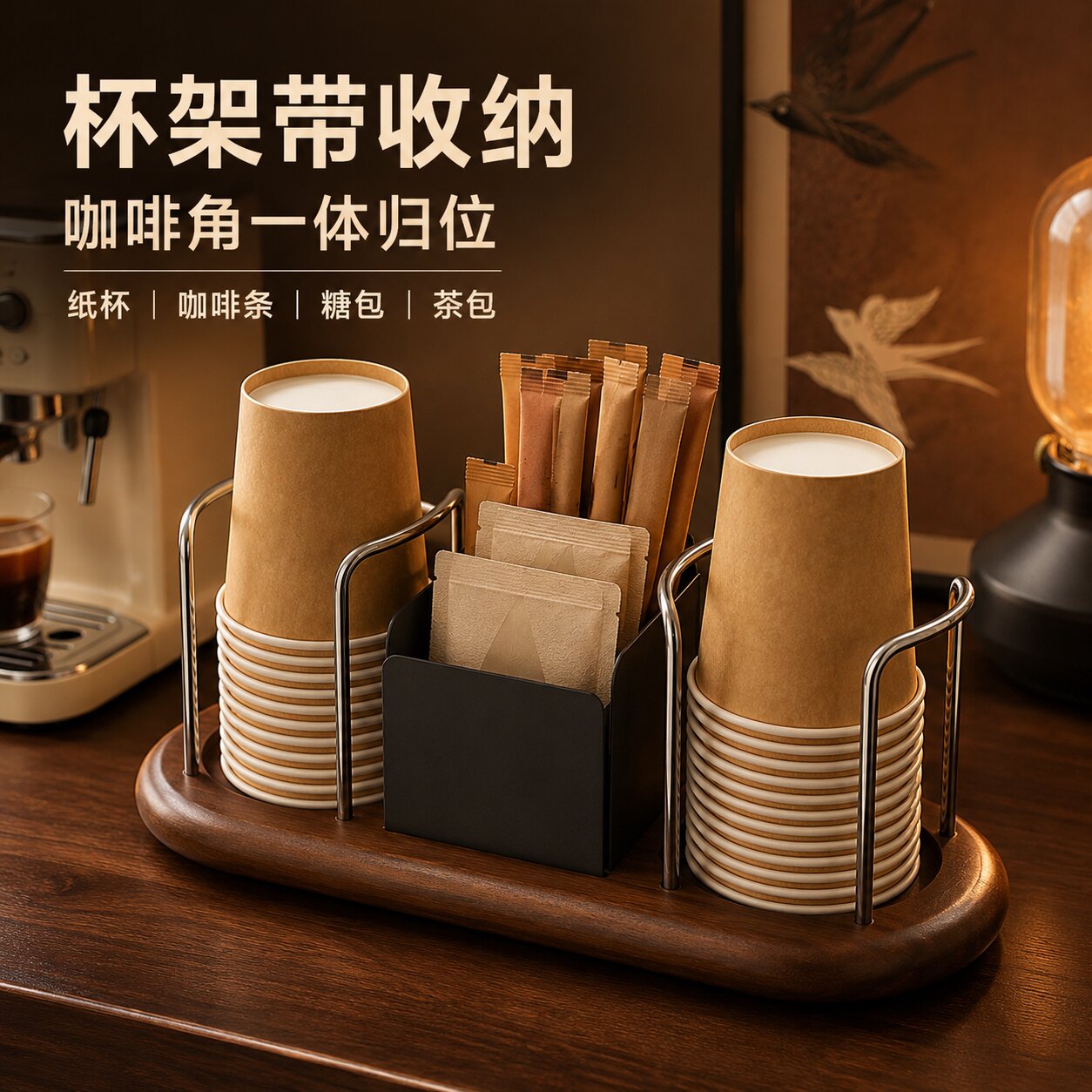 欧纪樊轻奢桌面纸杯取杯器图片