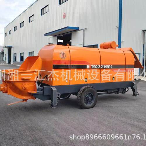 柴油混凝土输送泵HBT90混凝土泵拖泵地泵concrete trailer pump