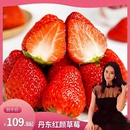 包邮 丹东红颜草莓九九草莓应季 新鲜水果