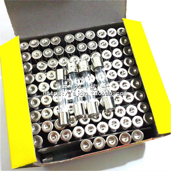 圆柱保险丝玻璃保险管250V1A/2A/3A/4A/5A/6A/8A/10A/15A/20A/25A