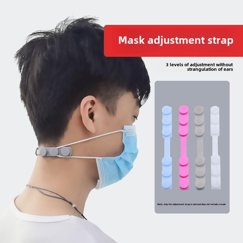 防勒死面罩，可调扣，耳套钩，防止耳朵脱落戴面罩，防疼痛减压伴