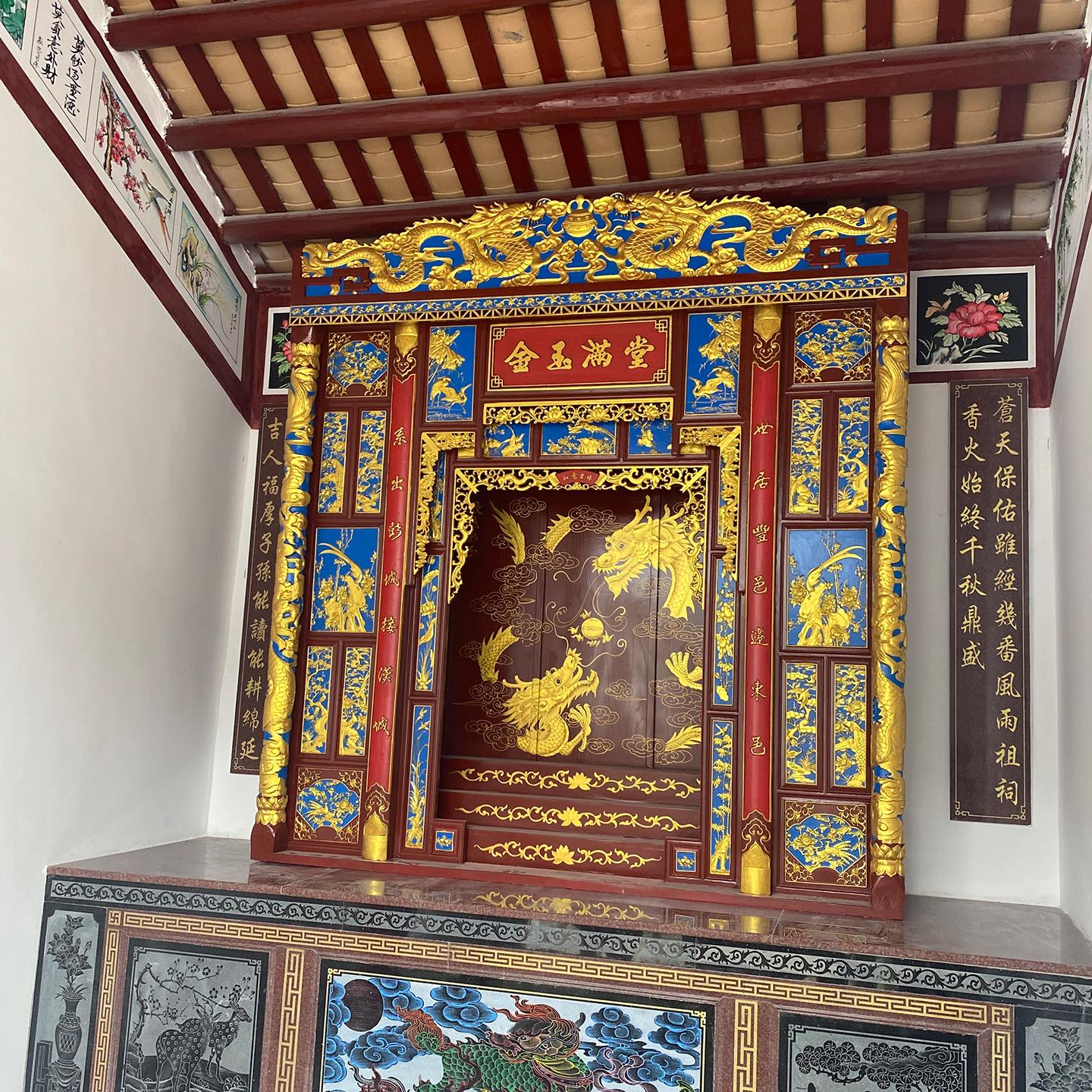 祠堂神龛神台神位堂屋神阁寺庙供桌佛堂佛龛台雕刻神柜定做樟实木